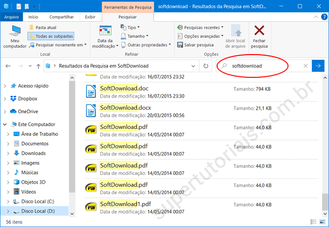 Como pesquisar no conteúdo dos arquivos no Windows